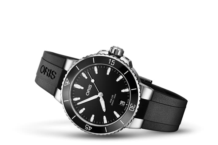 Rubber strap black - 07 4 18 64FC | Oris